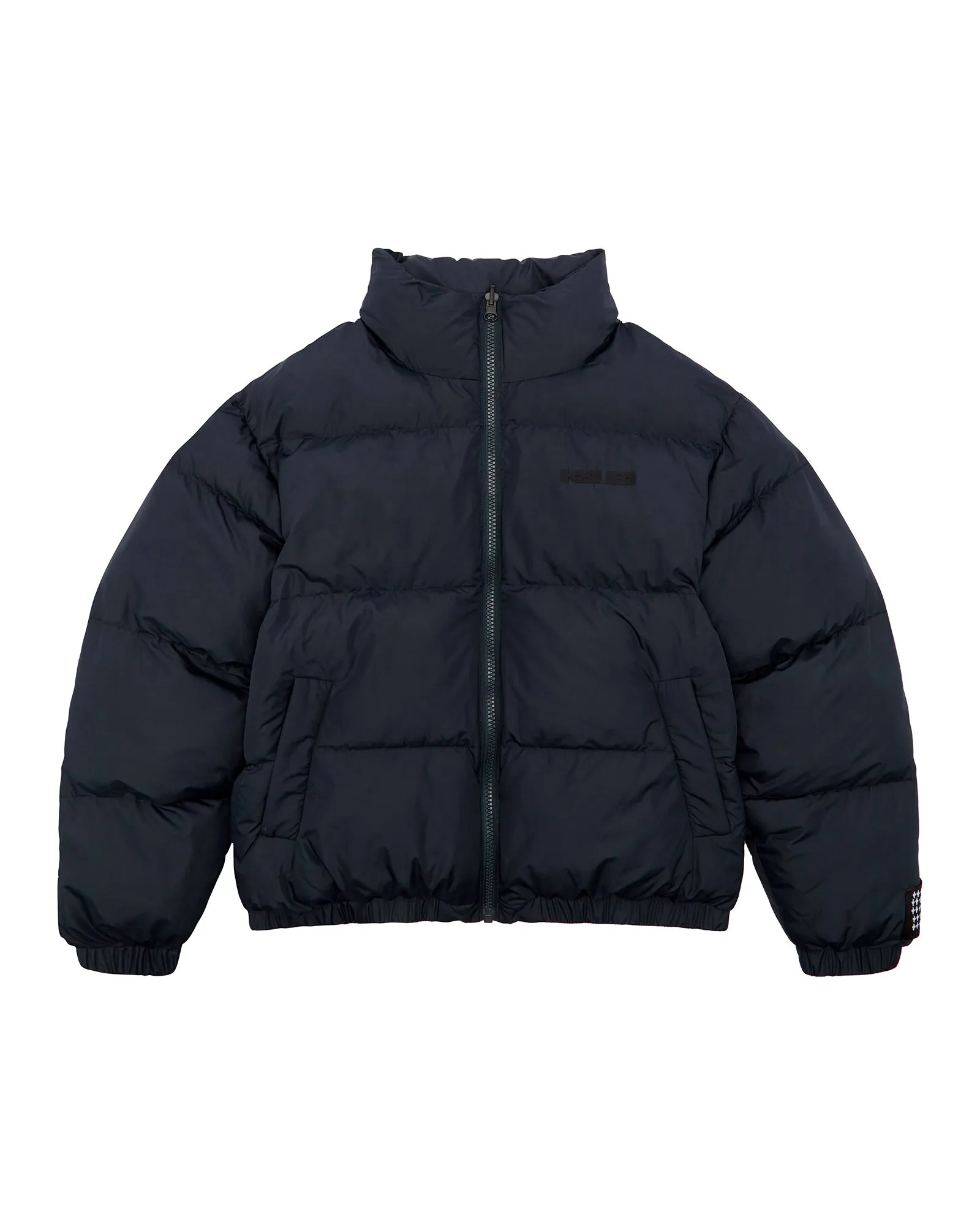 Rubberized Hem Grip SOTT PUFFER JACKET NAVY Ergonomic Cut SecurePockets