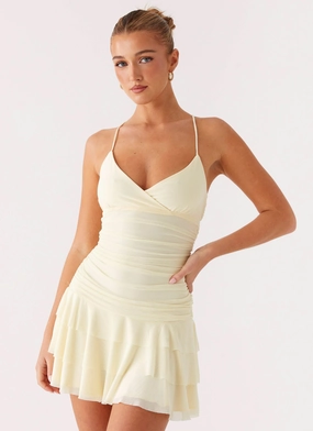 Fit Choice City Friendly Emily Mini Dress - Yellow