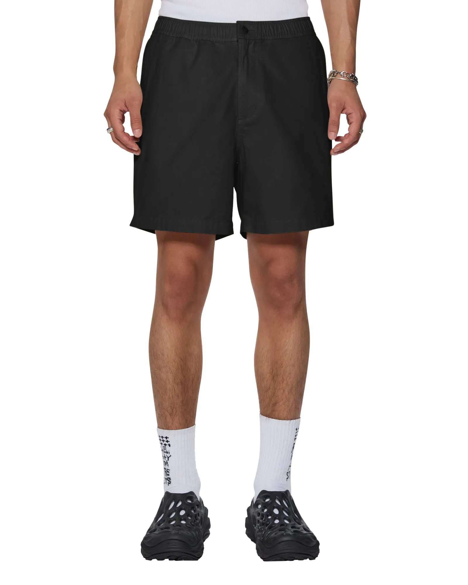 RUGGER SHORT BLACK Everyday Outfit Casual Elegance