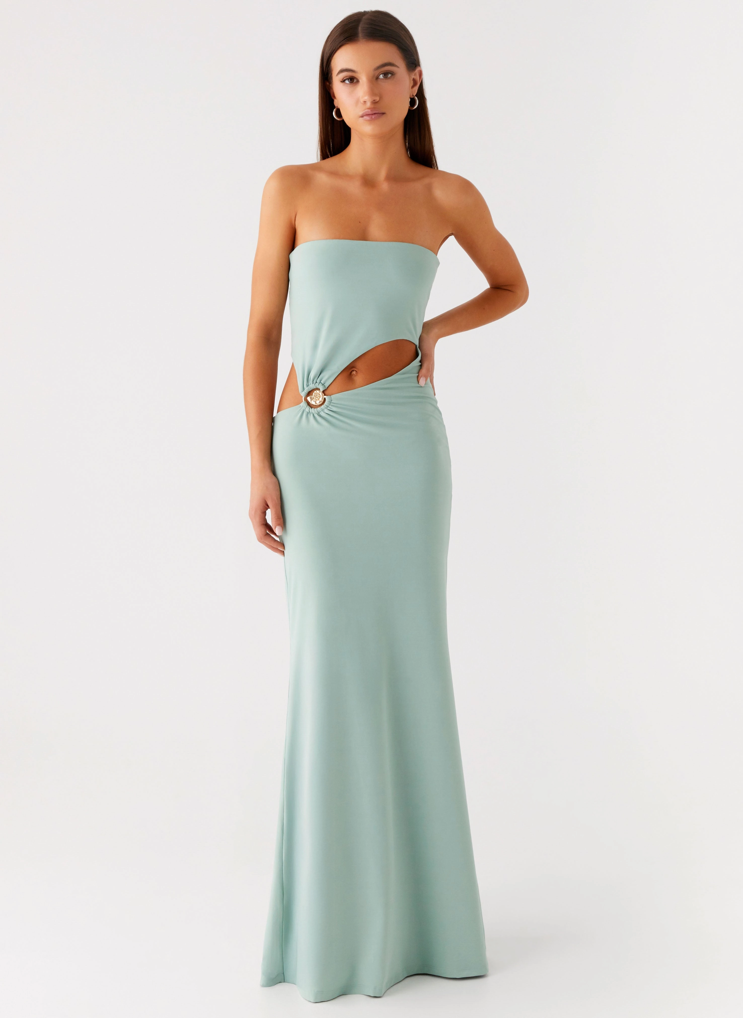 Laurella Maxi Dress - Sage Seamless Finish