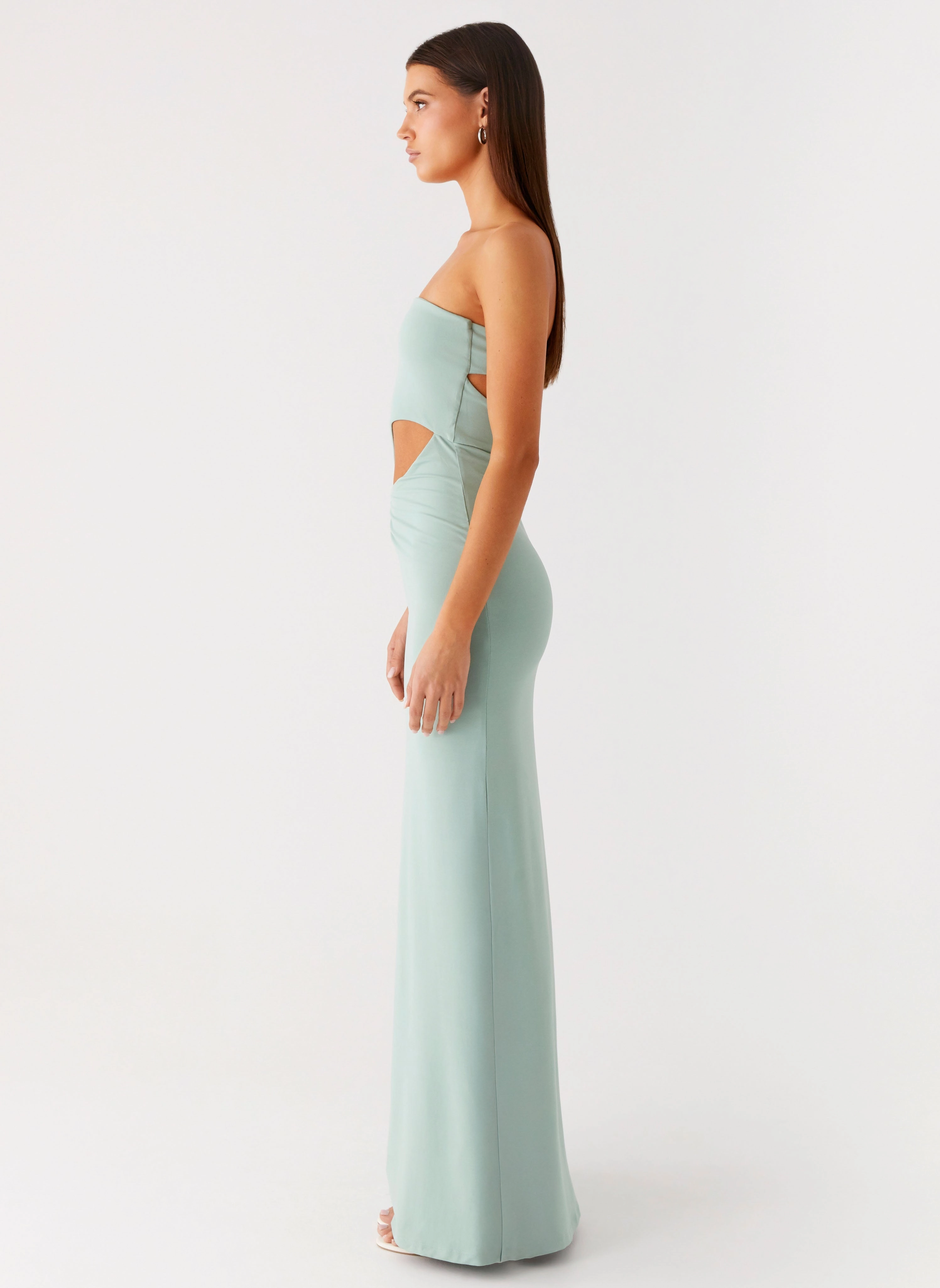 Natural Fit Work Fitwear Laurella Maxi Dress - Sage