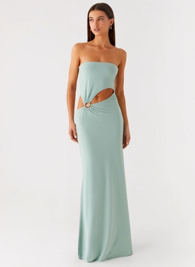 All-Day Wear Laurella Maxi Dress - Sage