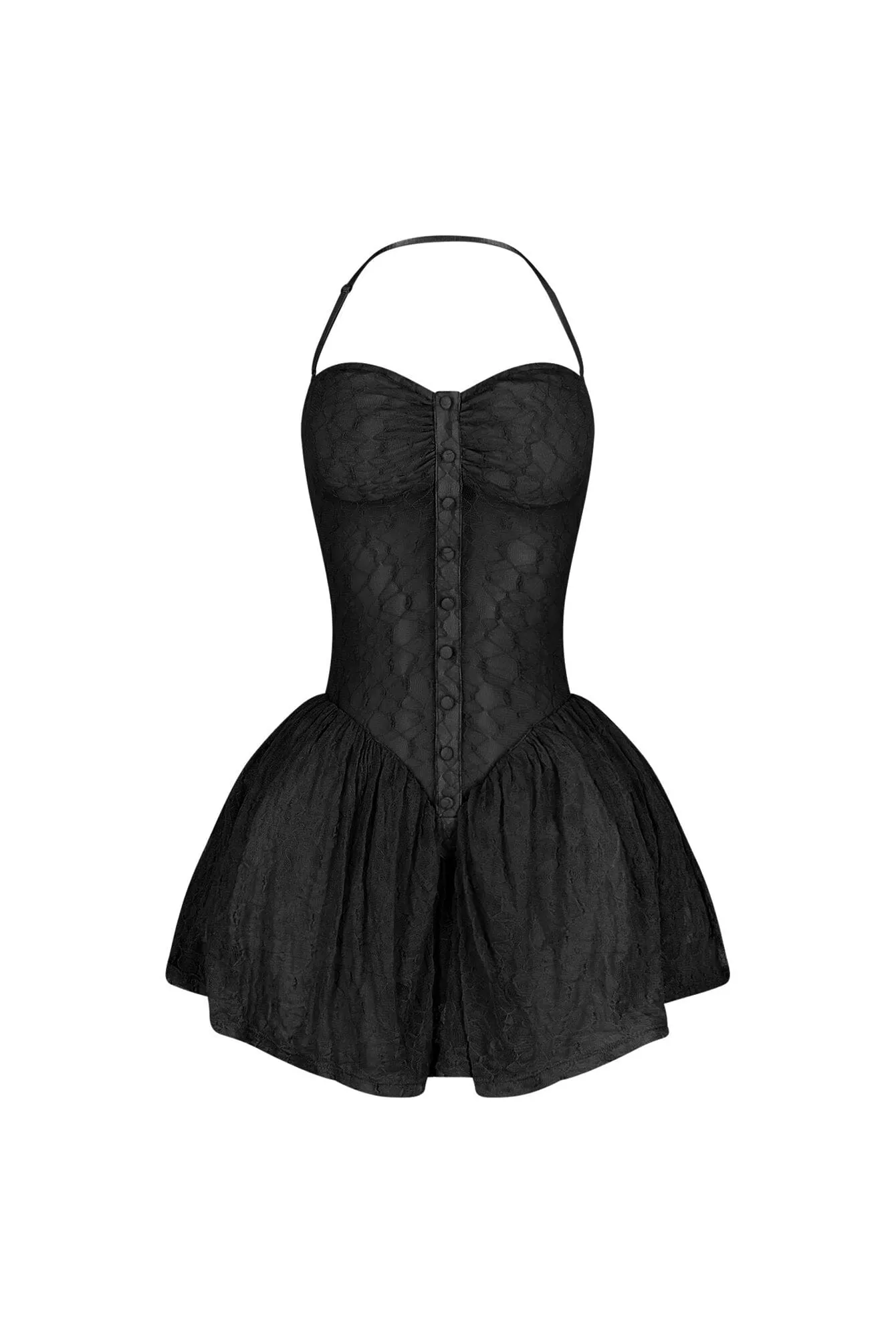 Nordelle Lace Tulle Mini Dress Work Ready Sleeveless Cut