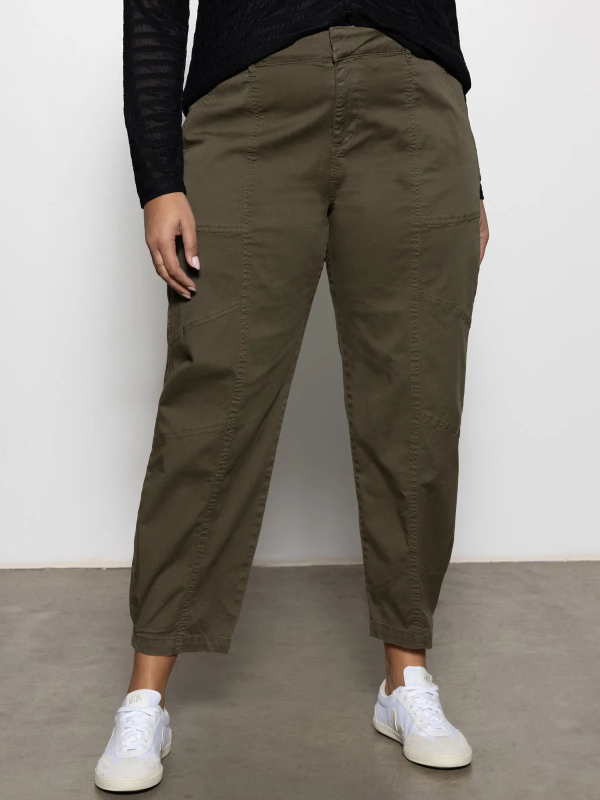 Timeless Utility Sahara Tapered Standard Rise Pant Burnt Olive Extended Sizing
