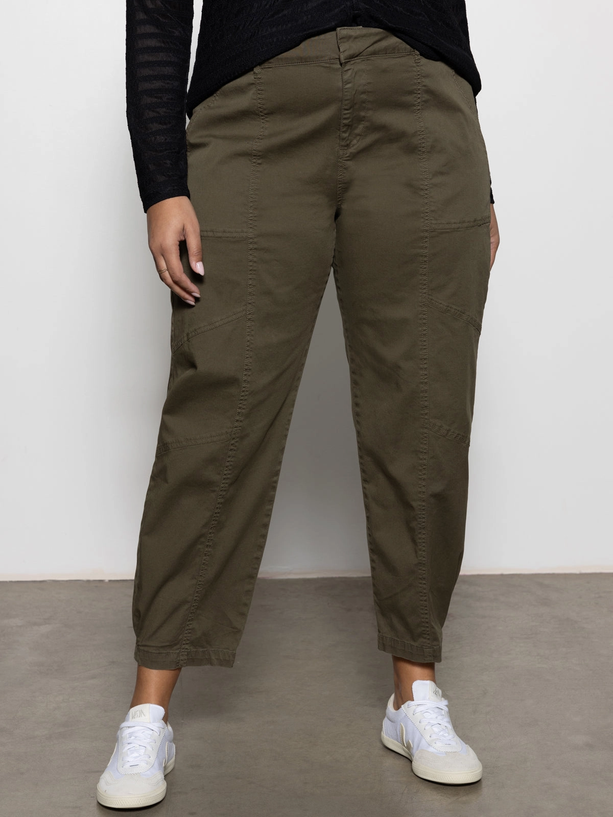 Sahara Tapered Standard Rise Pant Burnt Olive Extended Sizing Basic Wardrobe NonScratchSurface