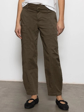Cozy Knit Sahara Tapered Standard Rise Pant Burnt Olive