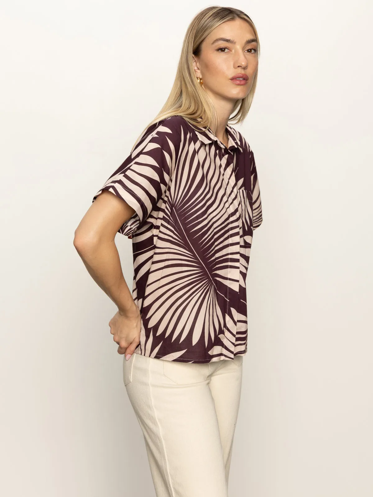 Sanc Souvenir Shirt Mesa Palm ButtonDownCollar