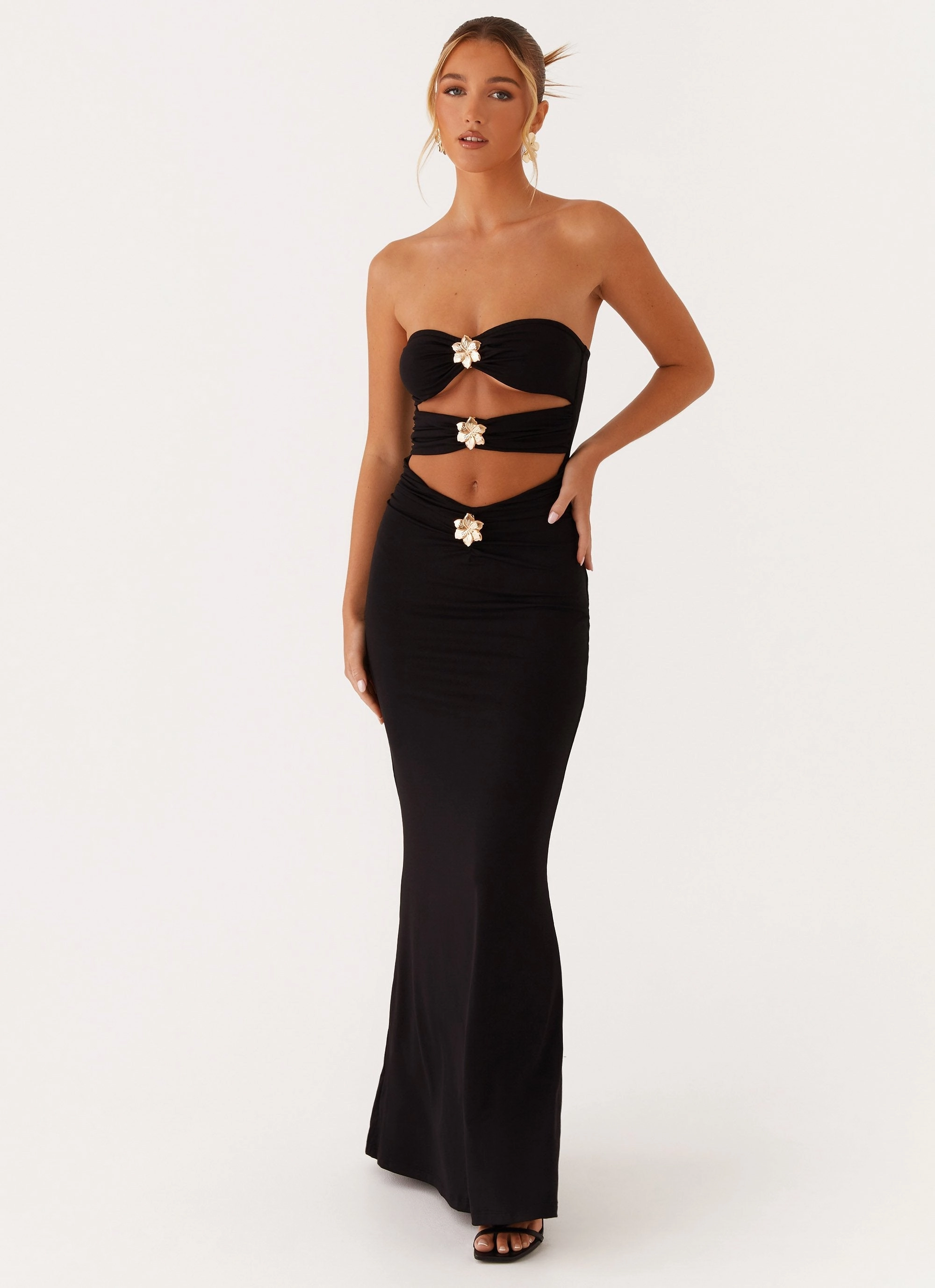 Peace View Save Me Maxi Dress - Black