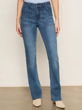 Sculpted Hayden Bootcut Standard Rise Denim Pant Lucky Streak Adjustable loop