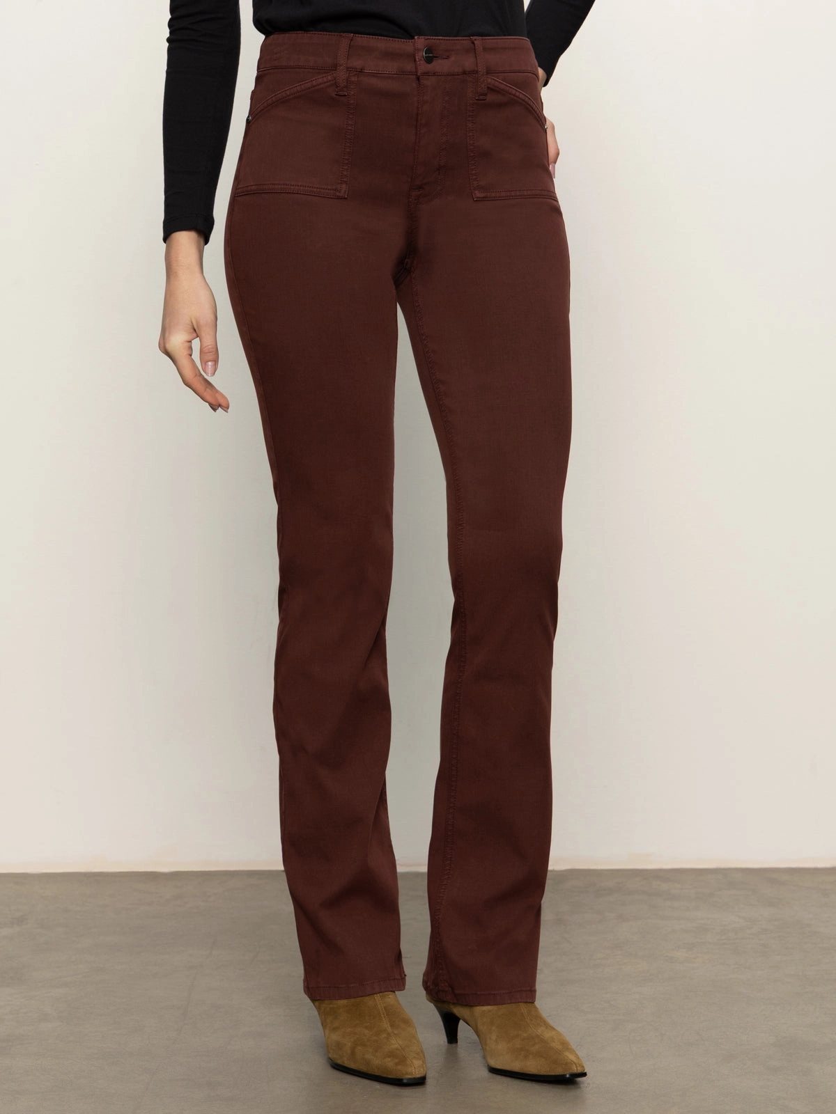 Loose Sweater Sculpted Brook Bootcut Pant Chicory