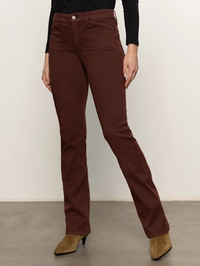 Sculpted Brook Bootcut Pant Chicory HighCollar Design