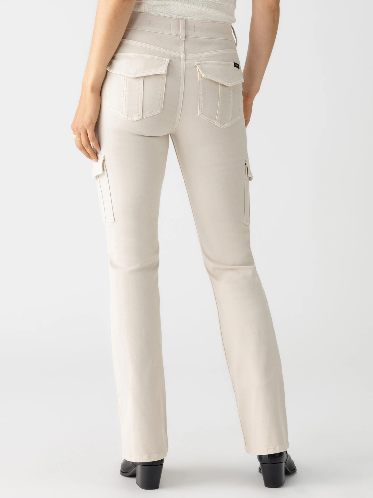 Sculpted Hayden Bootcut Standard Rise Pant Toasted Almond Convertible Sleeve Adaptation