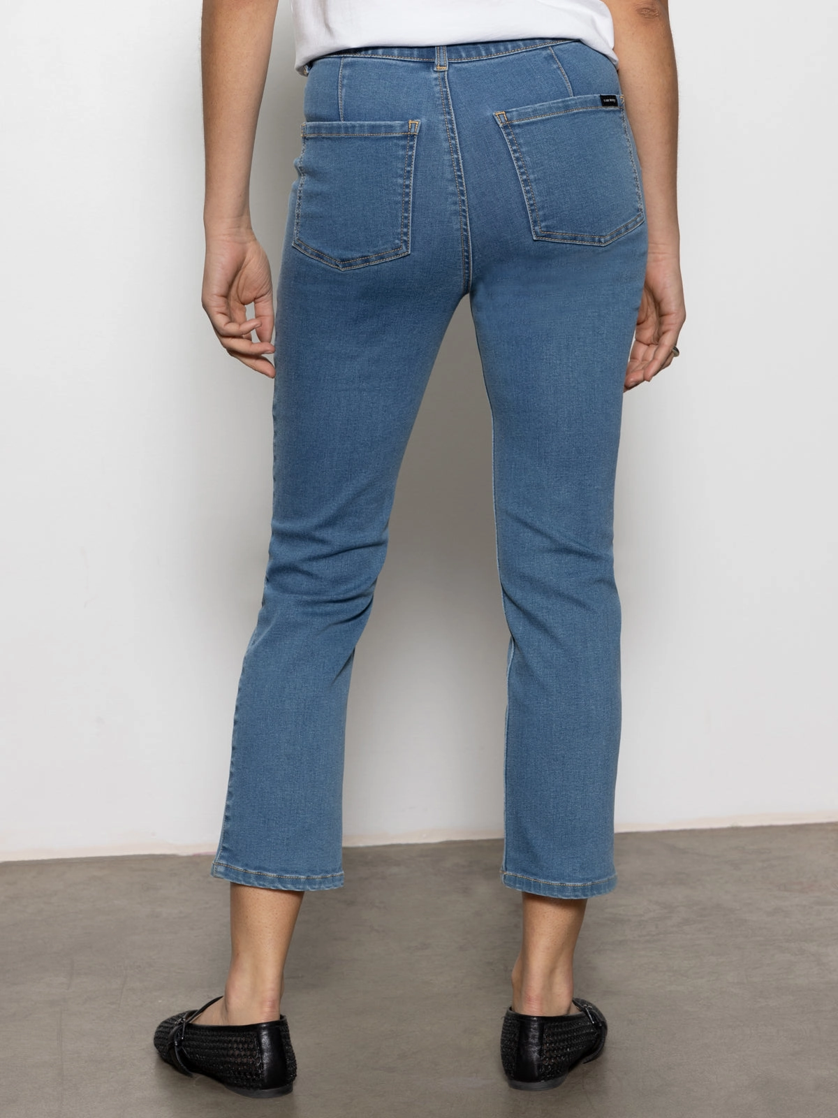 Sculpted Hayden Standard Rise Straight Crop Pants Best In Show Machine Washable Fabric