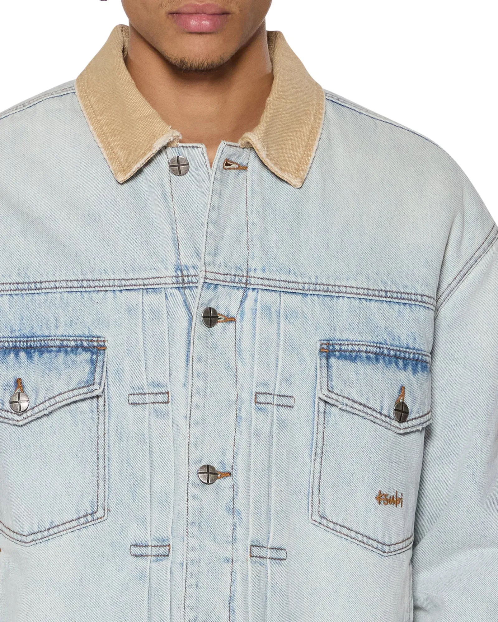 Earthy Music Event Season Ready DOUBLEDOWN JACKET FROST BLUE