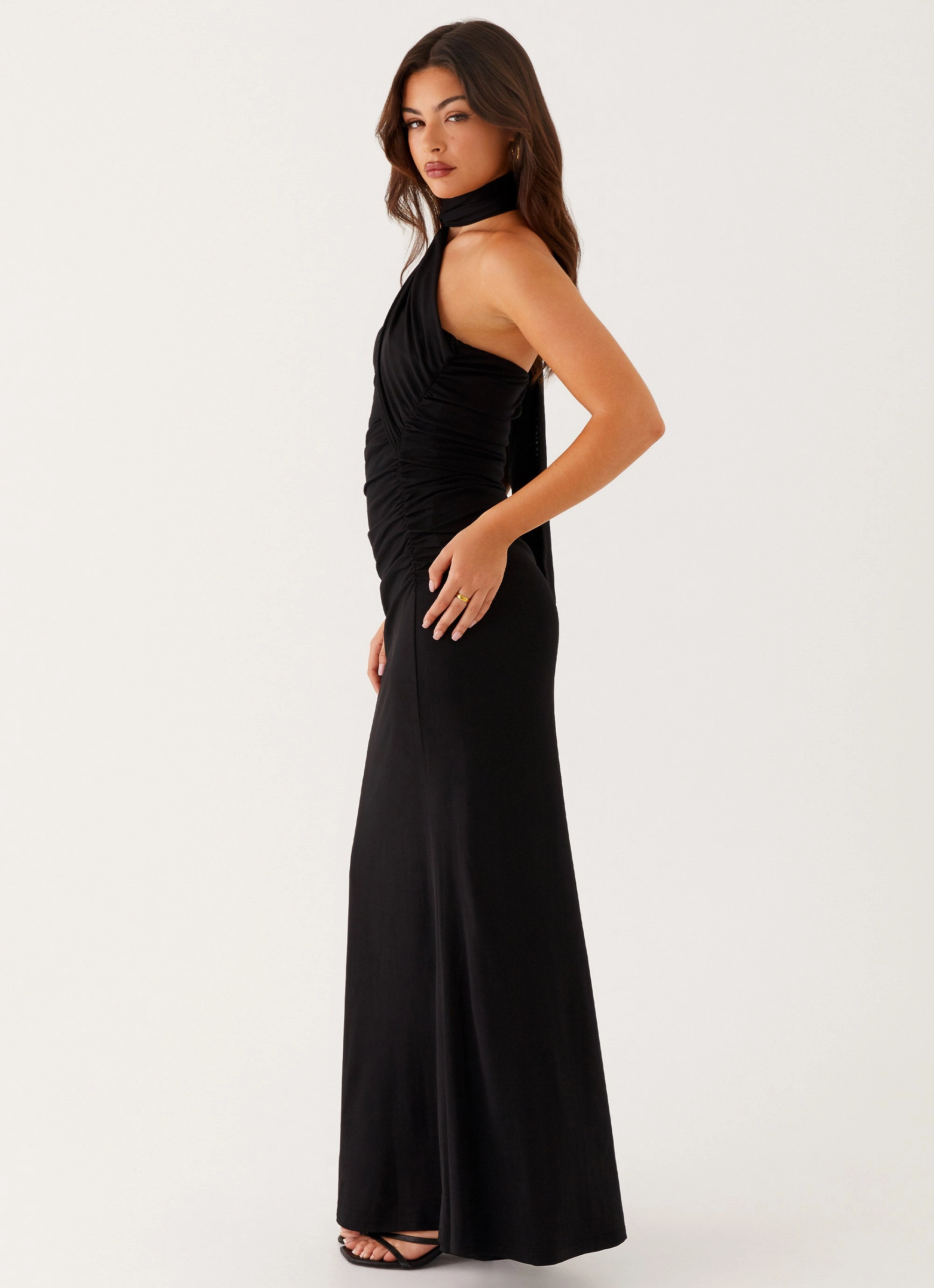 Comfortable outdoor wear Songbird Maxi Dress - Black