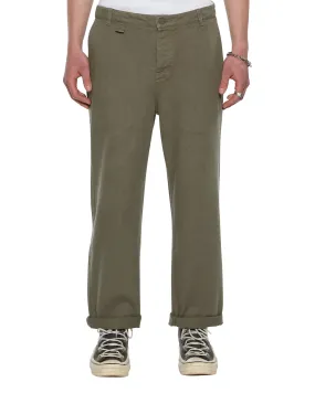 Secure Pocket Closure RIVAL CHINO TROUSER KHAKI Distressed finish Ventilated Mesh Lining