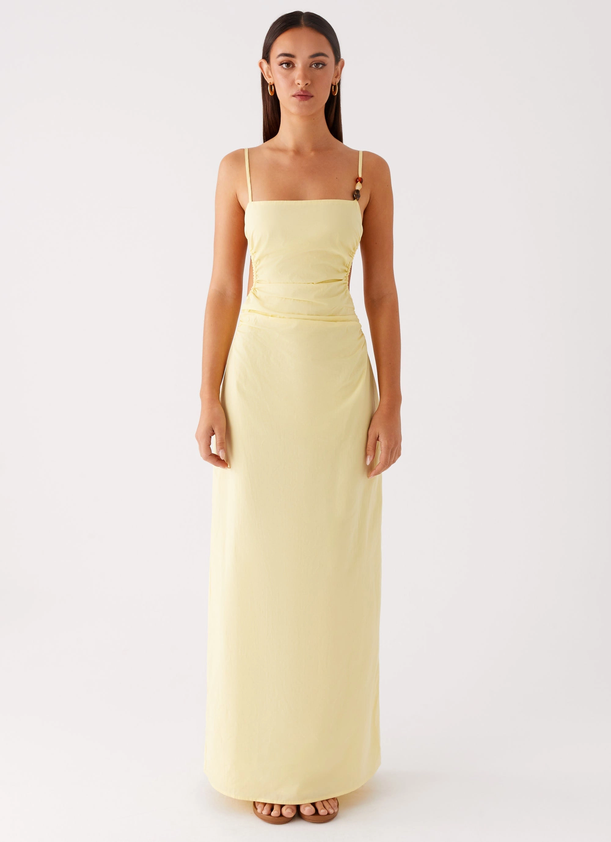 Sculpted Form Selah Maxi Dress - Yellow