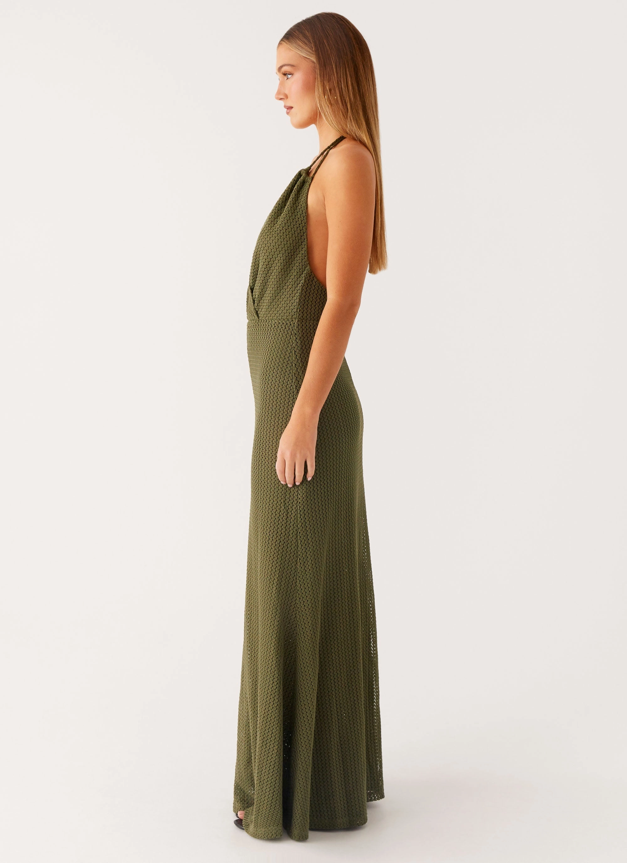 Thora Maxi Dress - Olive Elegant Everyday