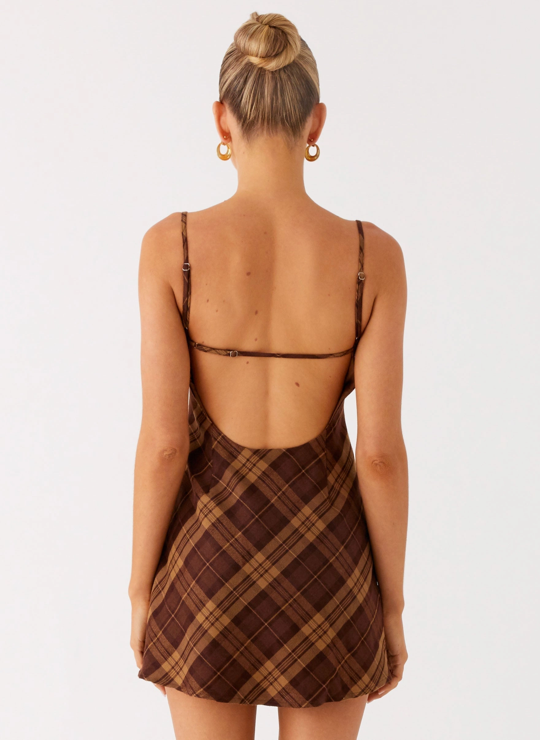 Radio Star Mini Dress - Plaid Fall Fashion