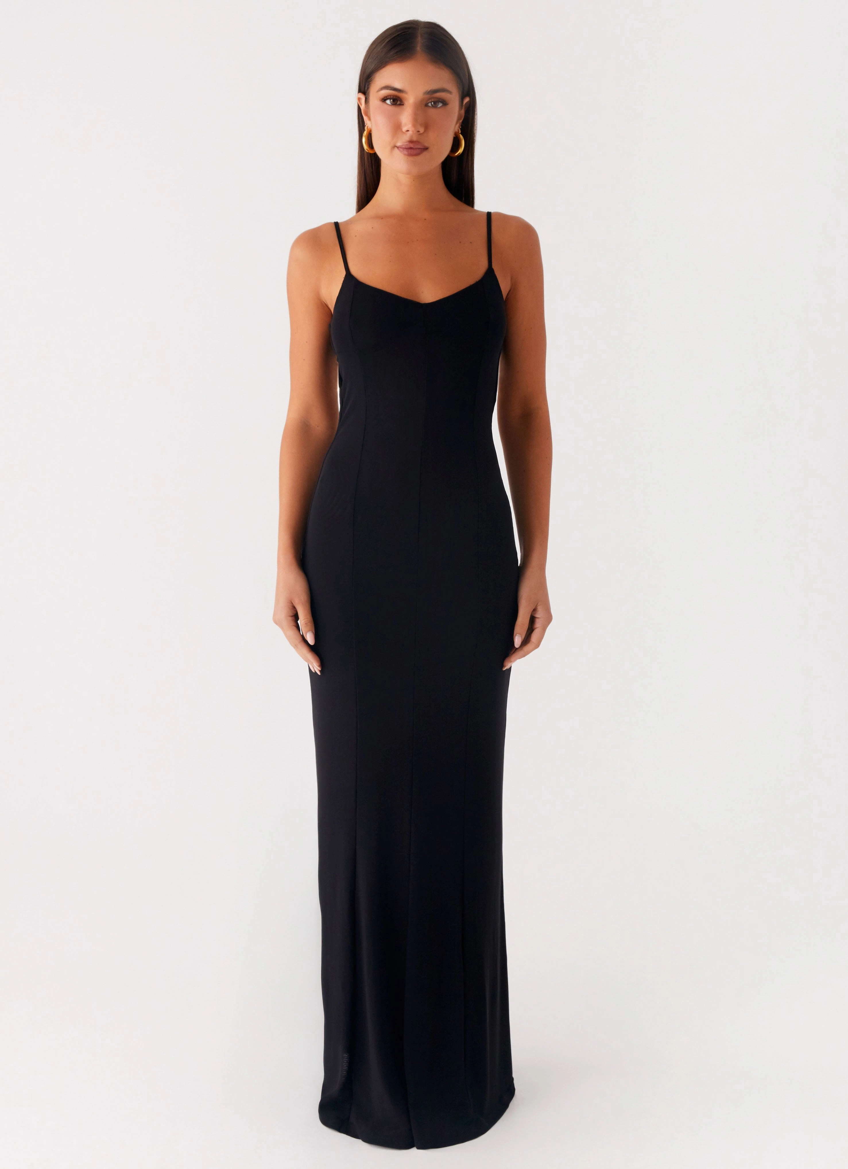 Photo Bright Versatile Wear Serene Escape Maxi Dress - Black