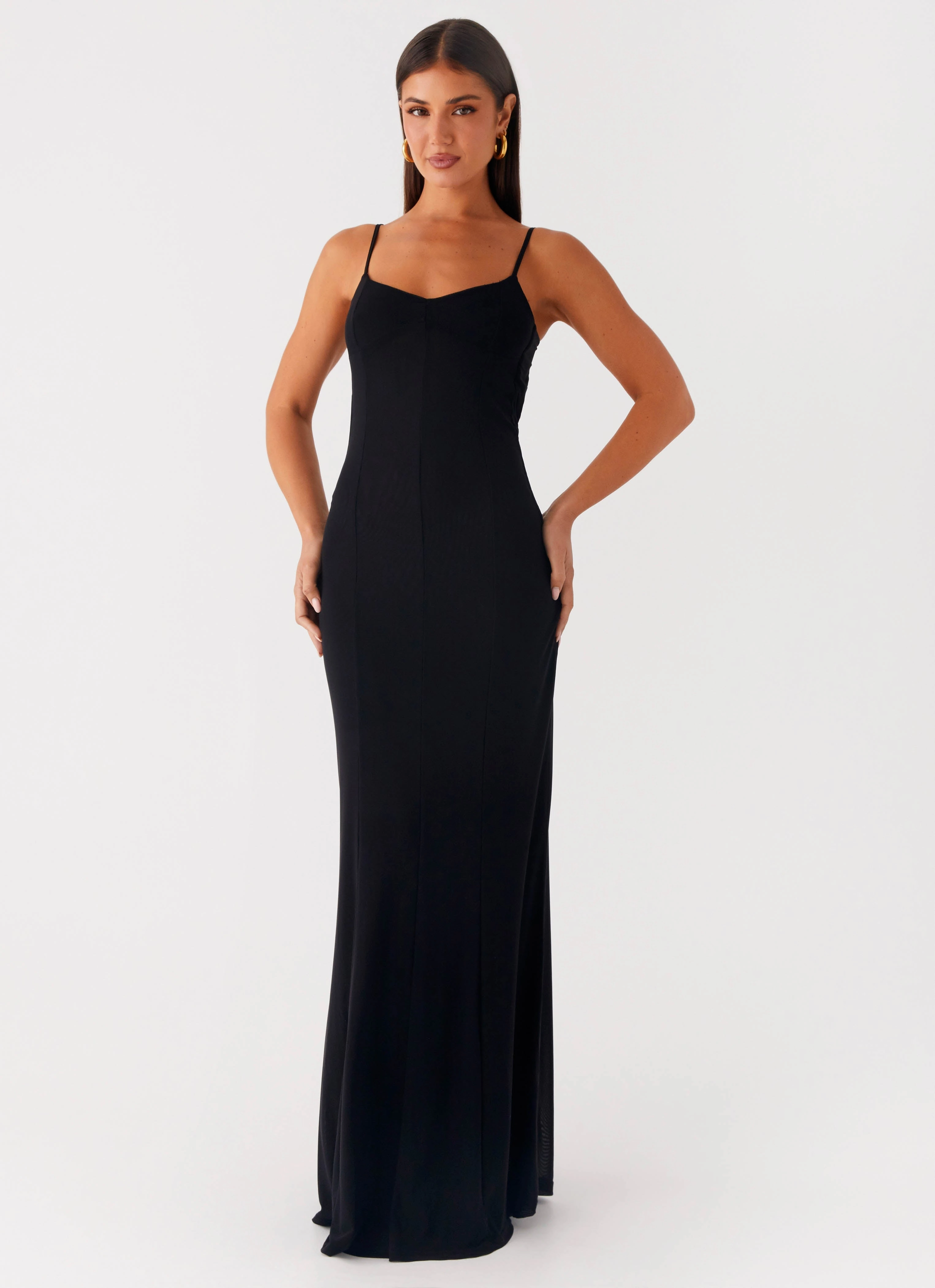 Serene Escape Maxi Dress - Black Balanced Look Festival-Ready