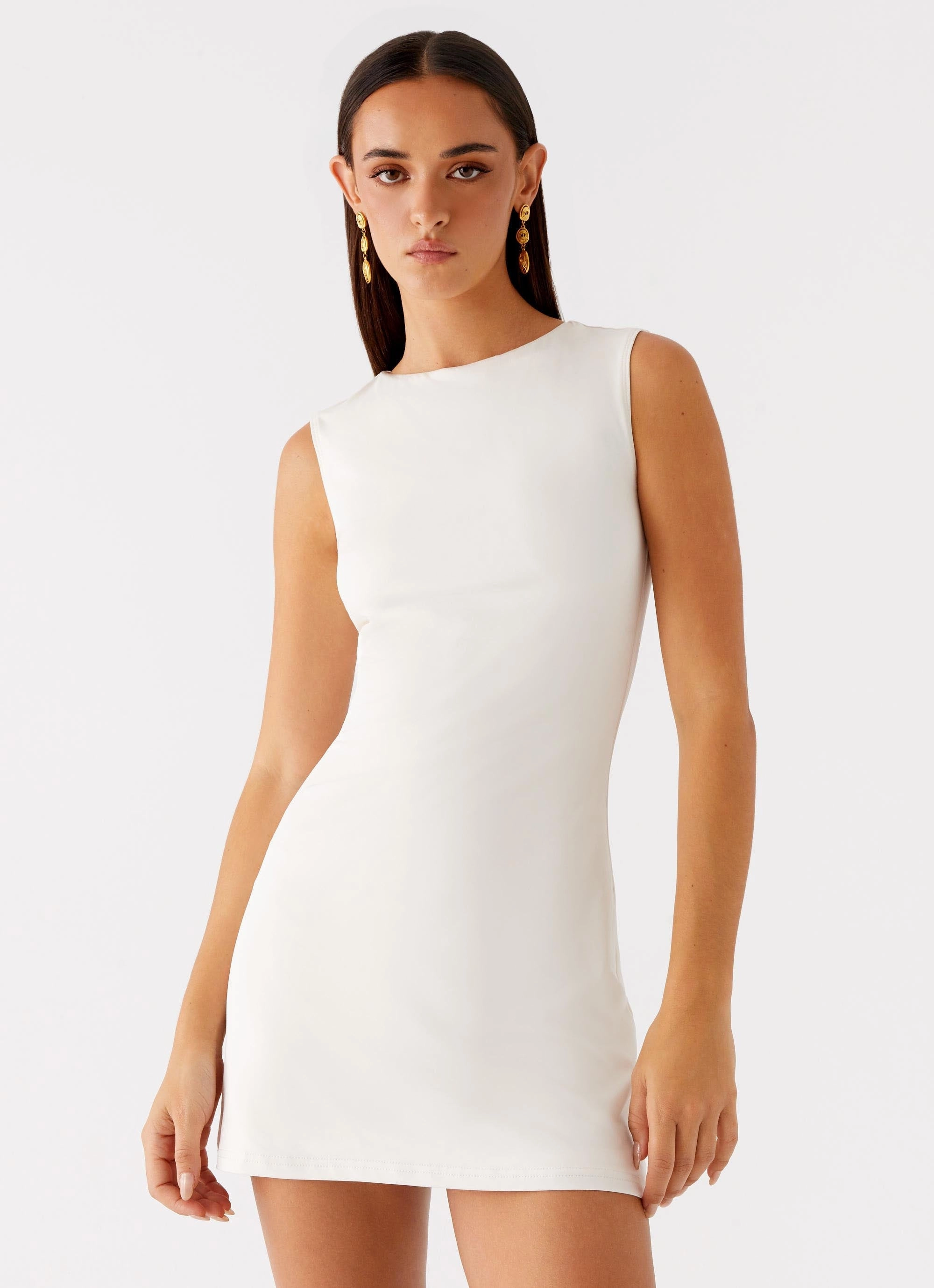 Statement Piece Shai Pearl Mini Dress - Ivory