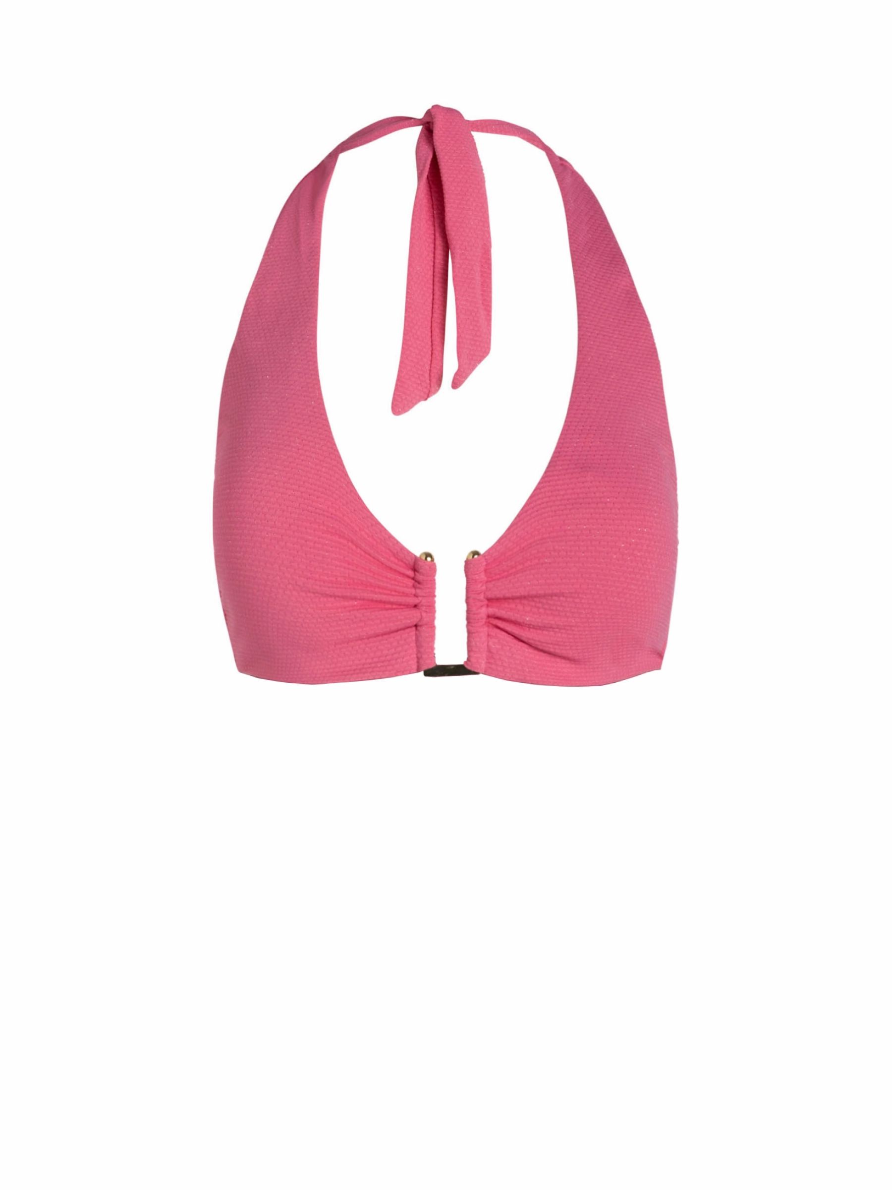 Moisture Wicking Technology Shana Top In Hibiscus Metallic