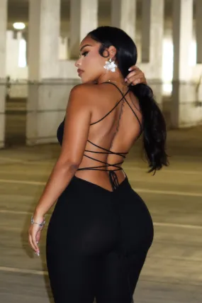 Static free Classic Fit Sharon Ribbed Knit Sleeveless Jumpsuit