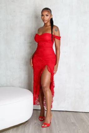 She Walks in Lace Dress Lightweight-Lining Subtle design