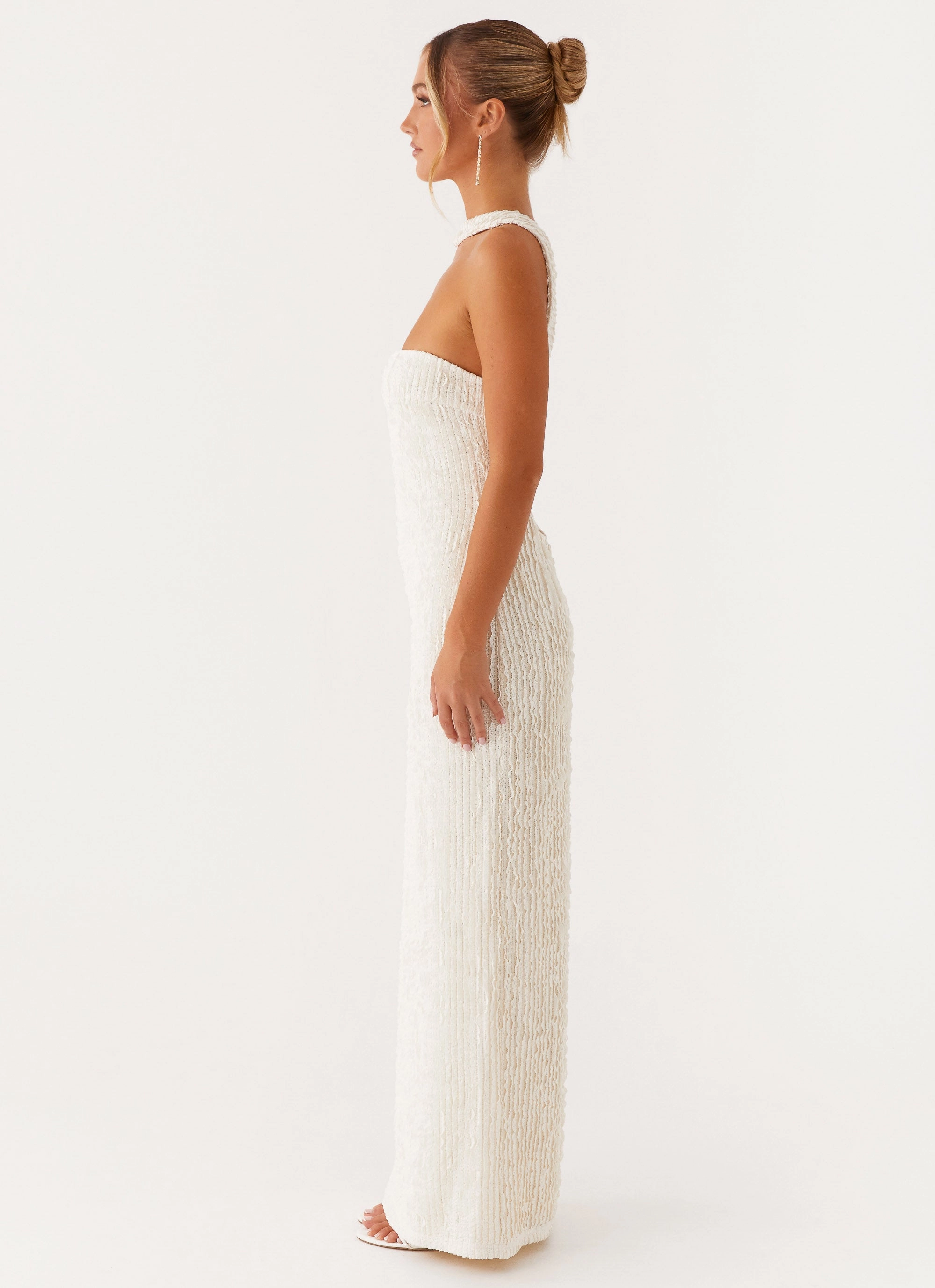 Stylish Cut Sadie Maxi Dress - Ivory