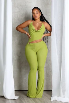 Shiva O Ring Cut Out Detail Jumpsuit Temperature Regulating Fabric