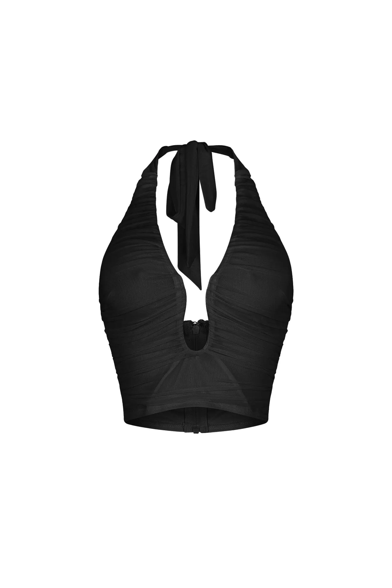 AdaptiveFitFabric OekoTexCertified Siren Wire Mesh Halter Top