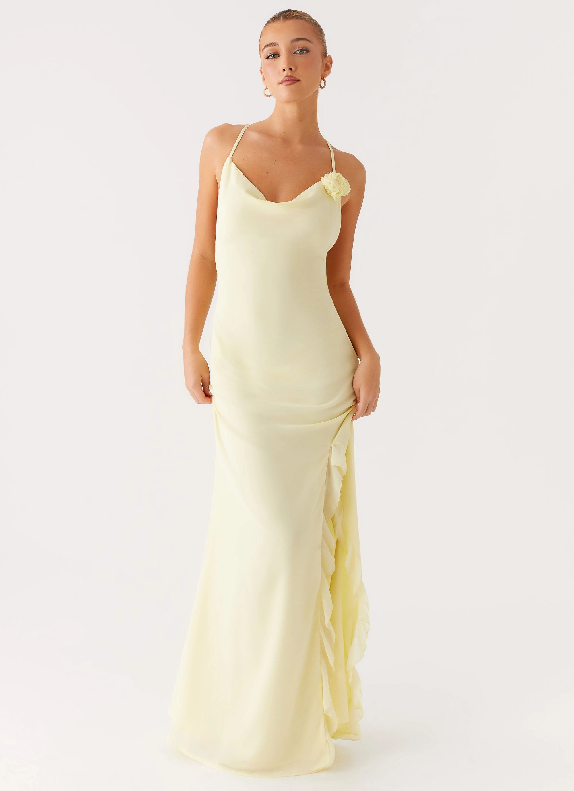 First Class Maxi Dress - Yellow Unisex Option