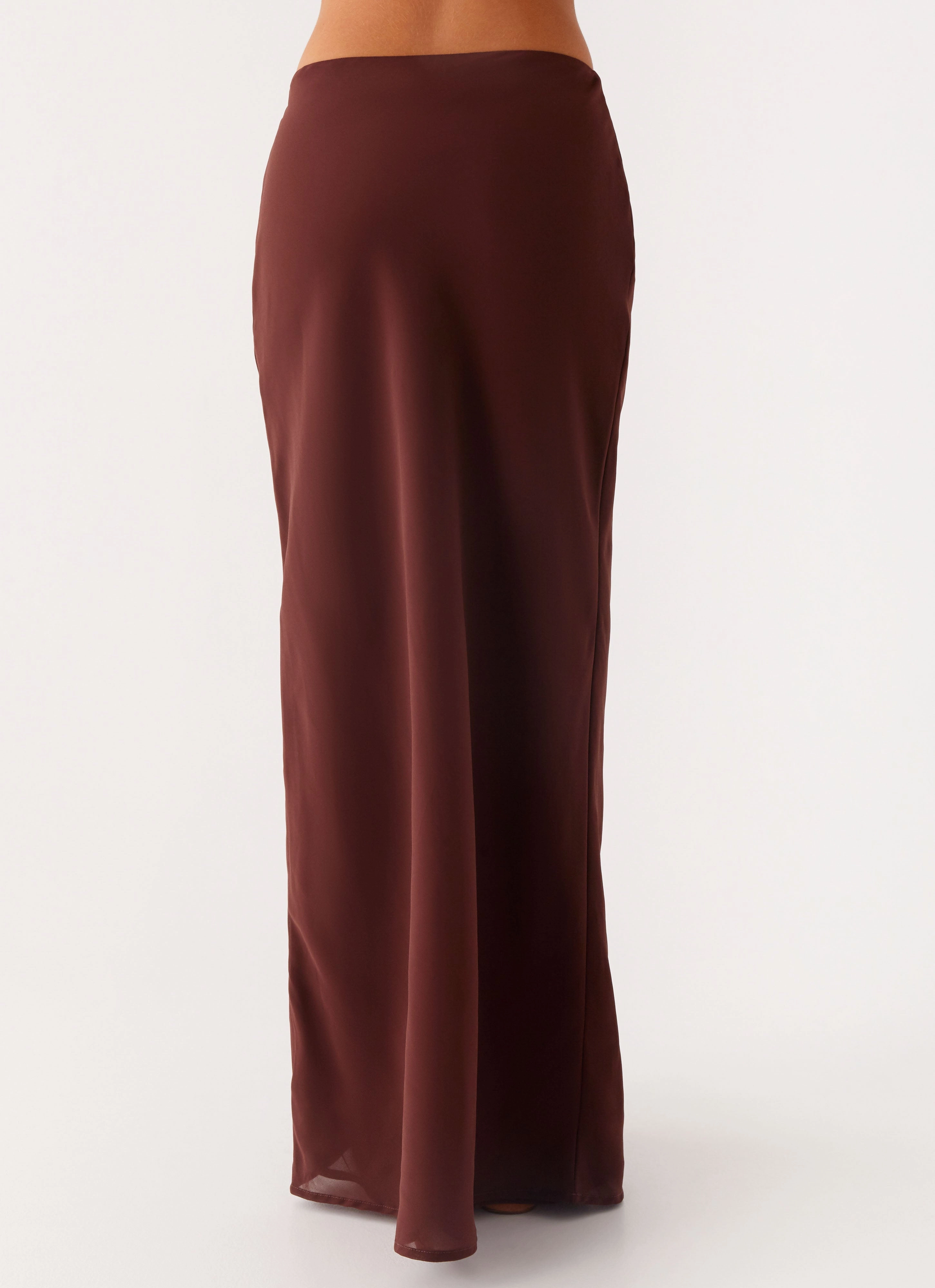 Sienna Sunset Maxi Skirt - Chocolate Classic Touch