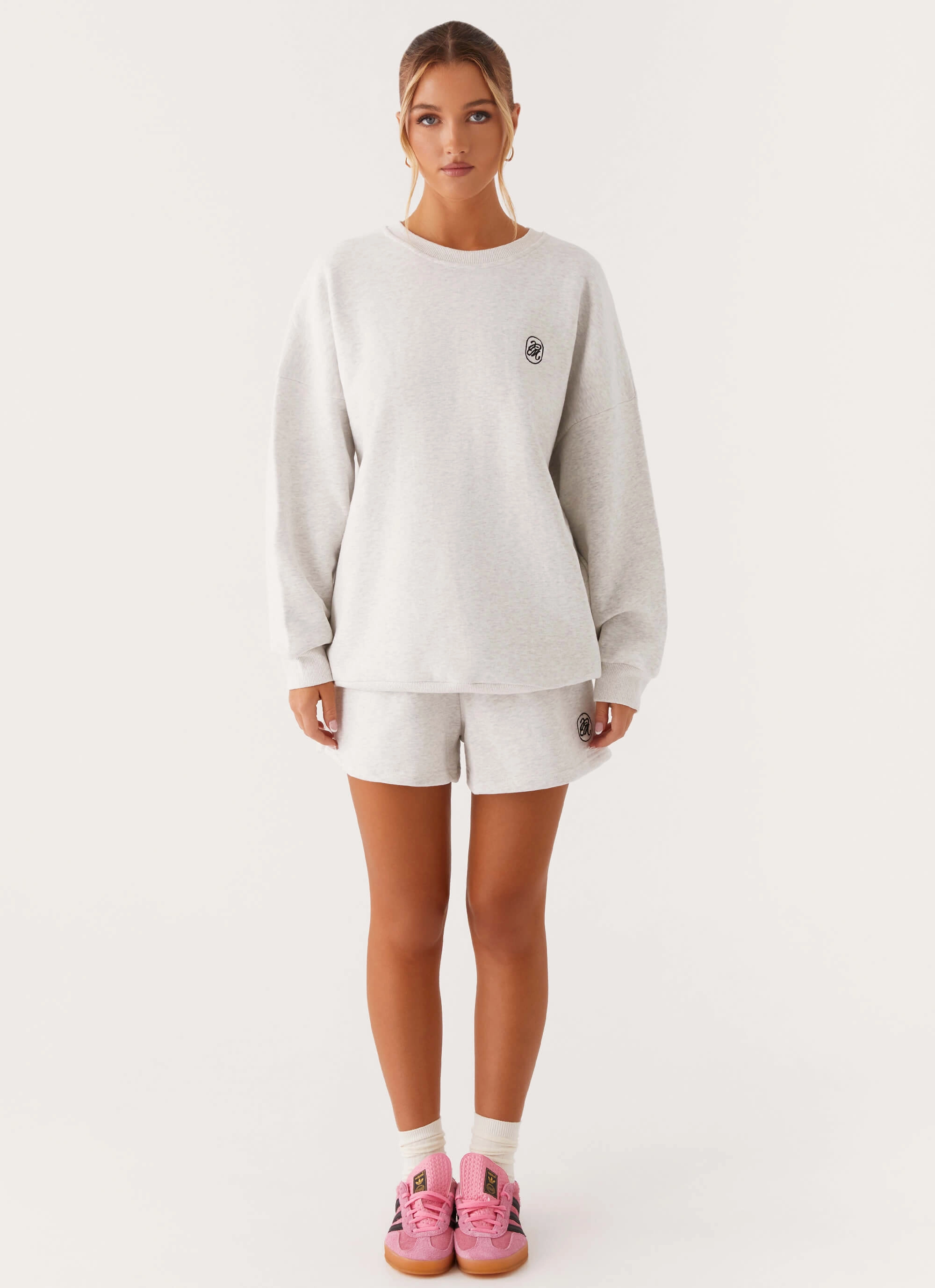 Cozy Fit OdorResistant Signature Sweatshorts - Grey