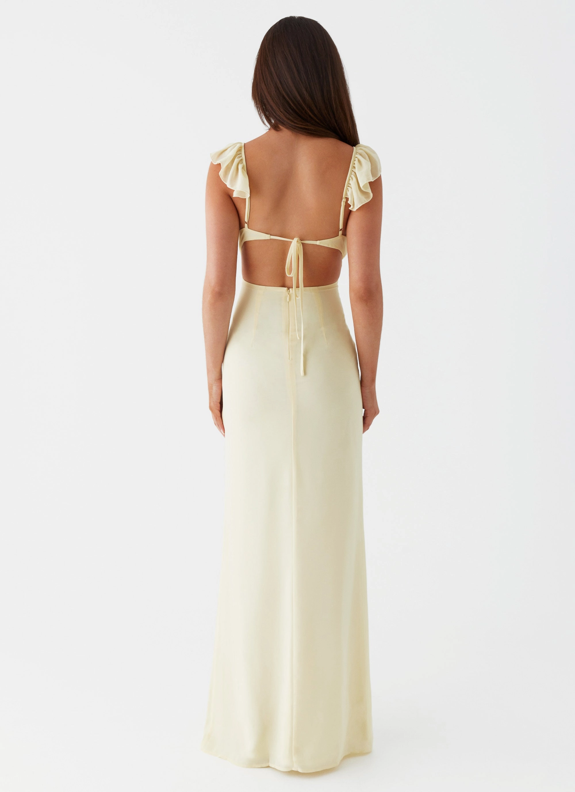 Delicate Edge Timeless Comfort Wear Silvie Maxi Dress - Yellow