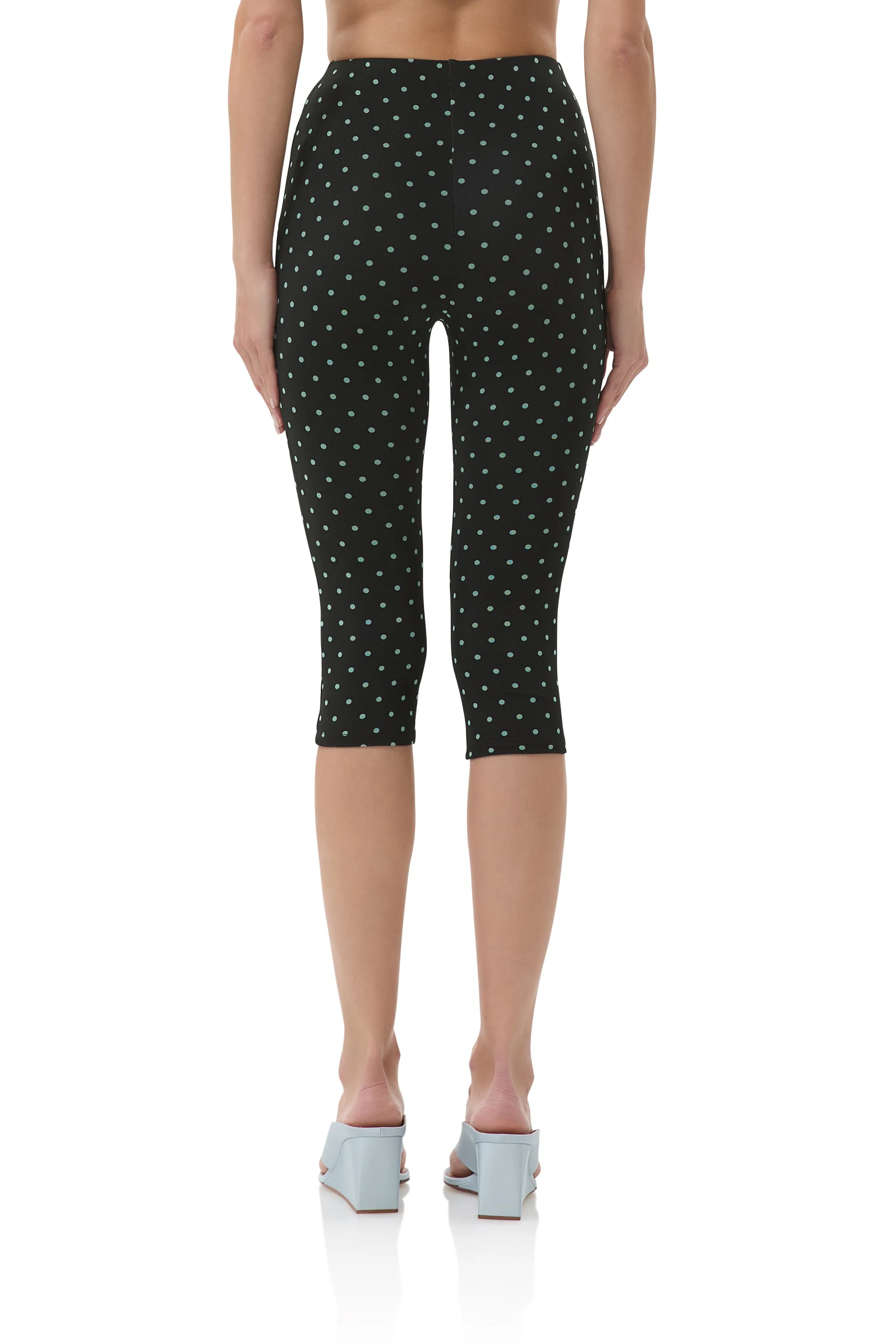 Gianna Capri Pant - Aqua Dot Perfectly Fit