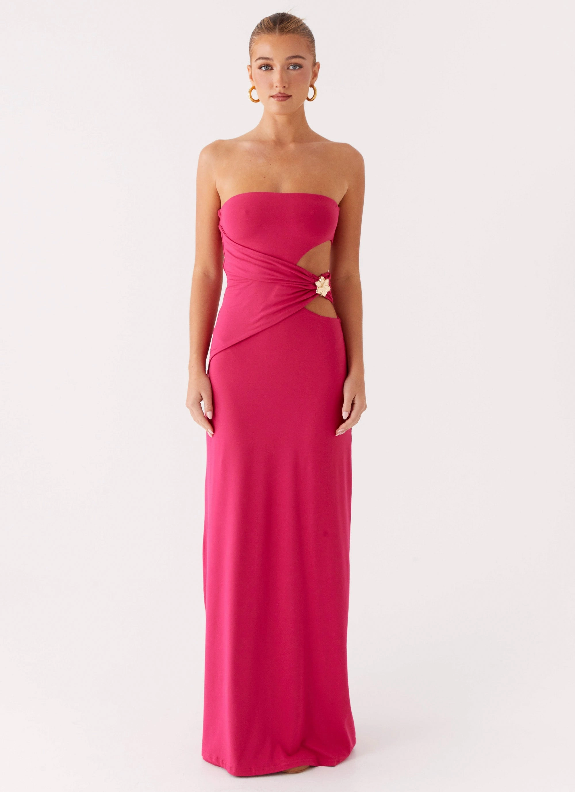 Feminine Look Anetta Maxi Dress - Fuchsia