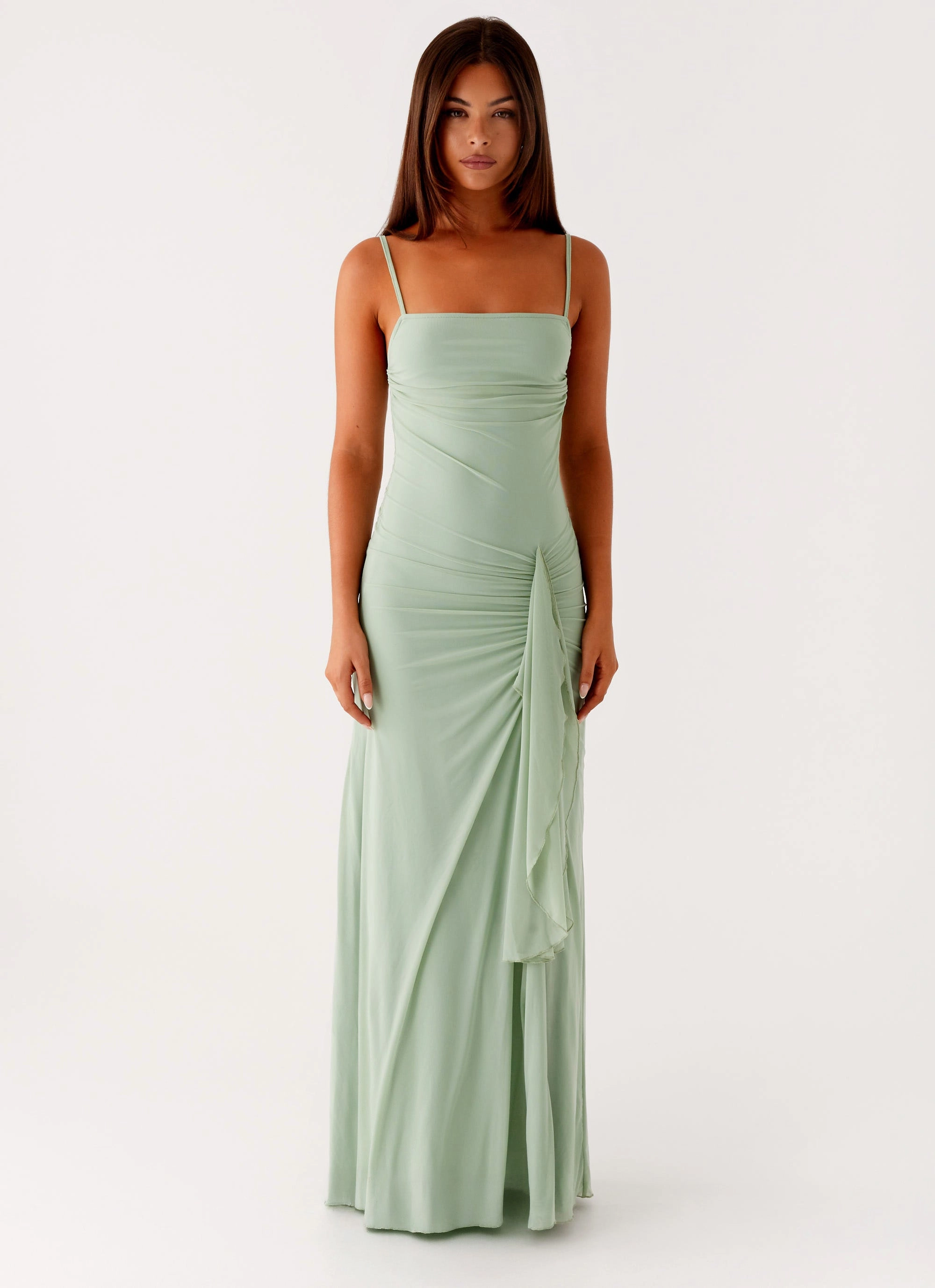 Evening Wear Indoor Event Amphi Maxi Dress - Sage