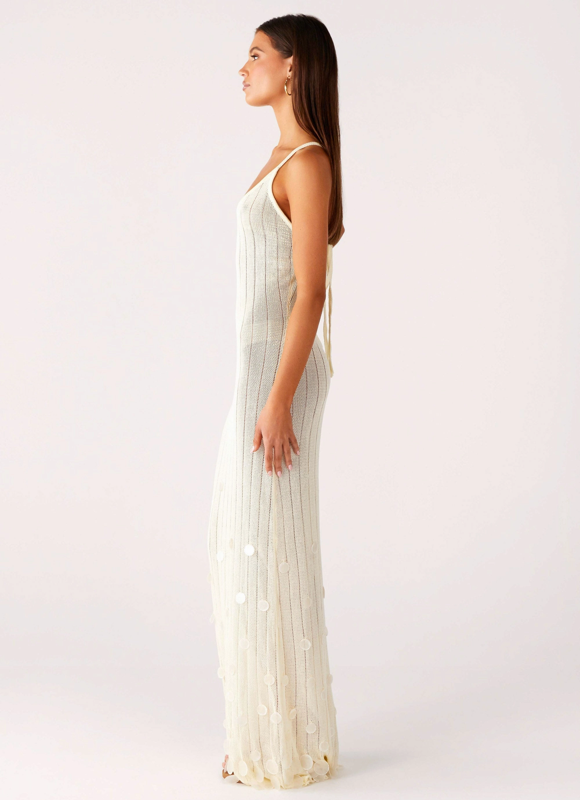 Everyday Ready Siren Song Crochet Maxi Dress - Ivory