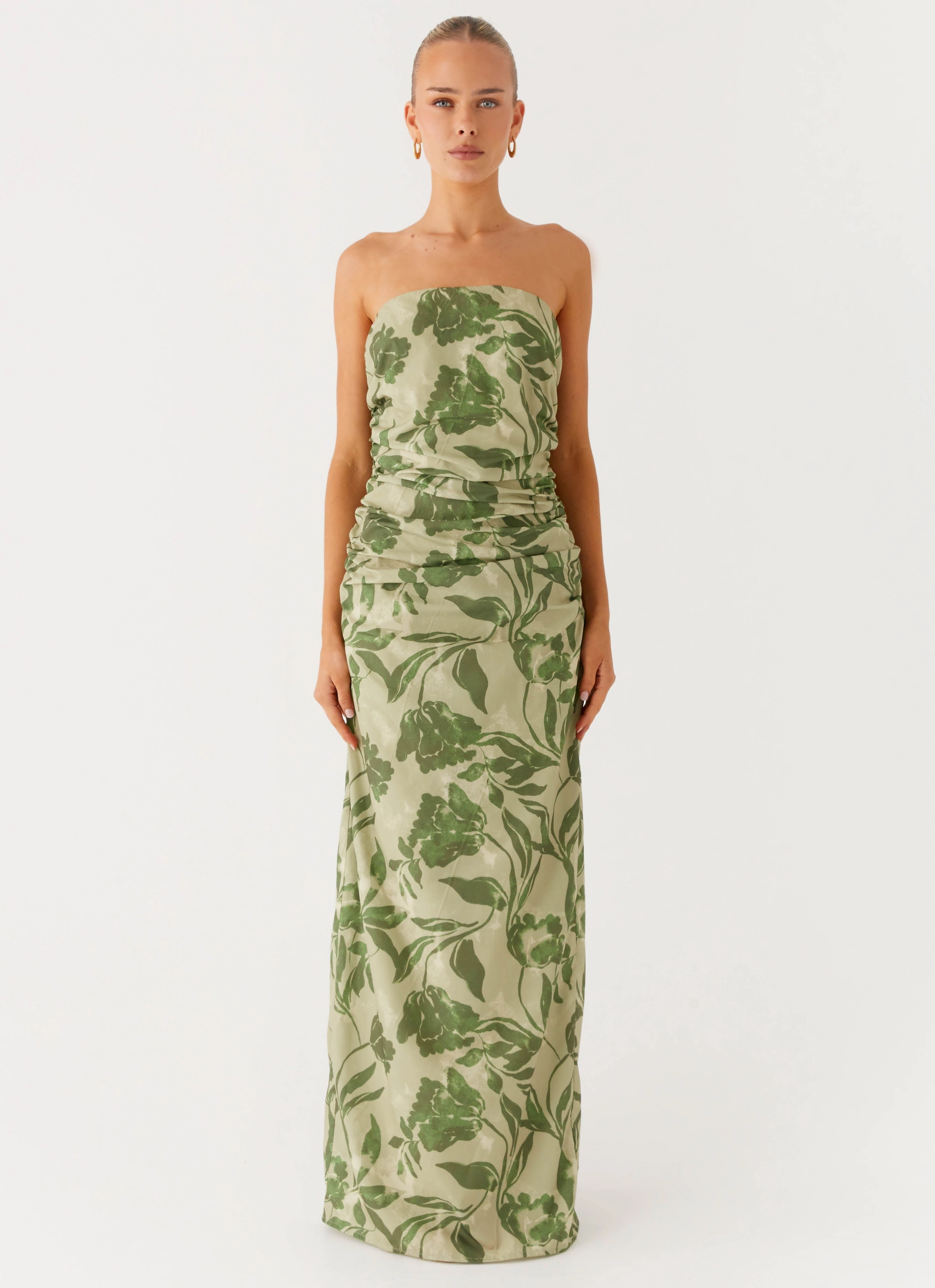Refined Cut Sirrah Maxi Dress - Jade Fern