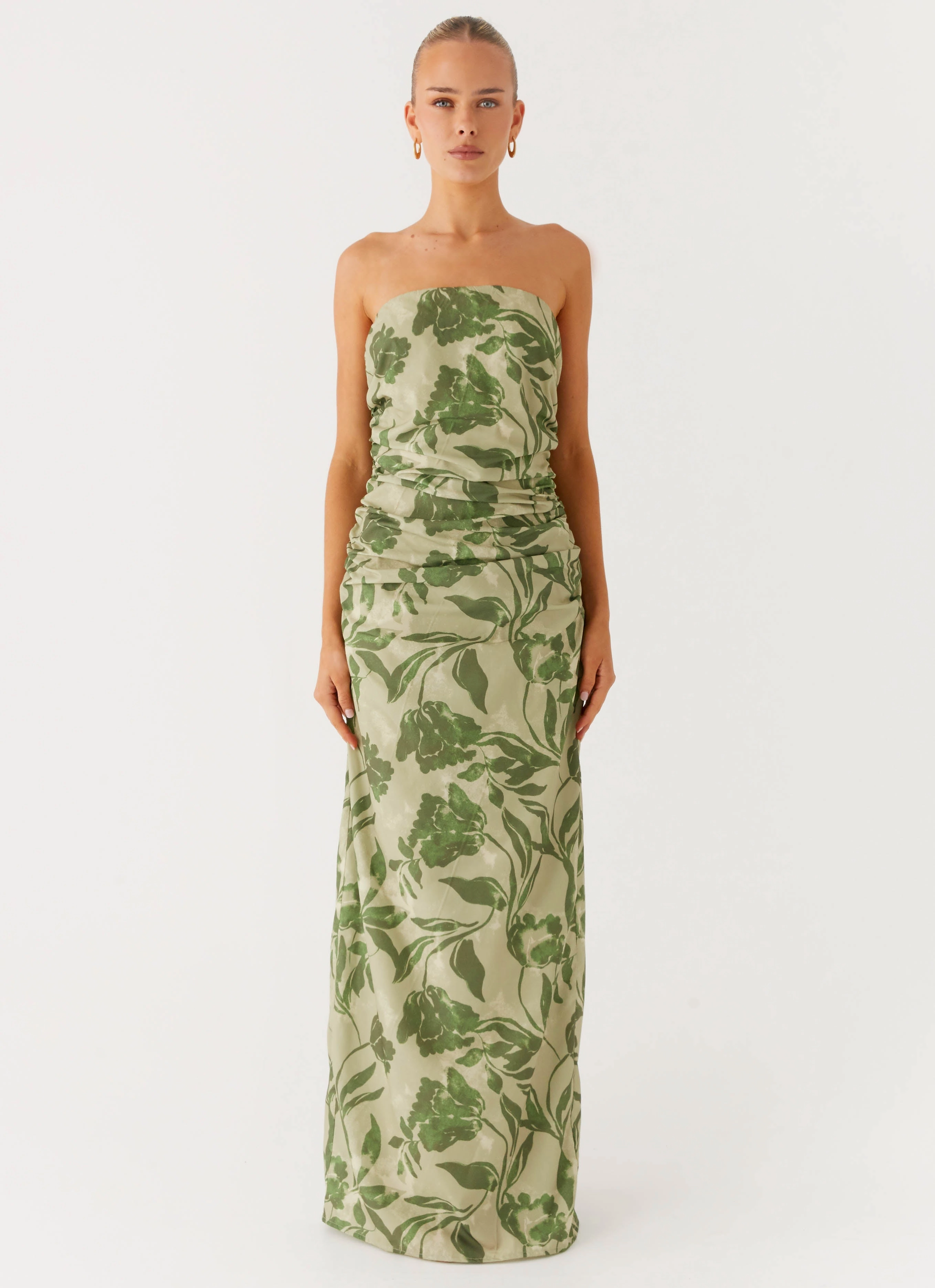 Functional Layer All-season Sirrah Maxi Dress - Jade Fern