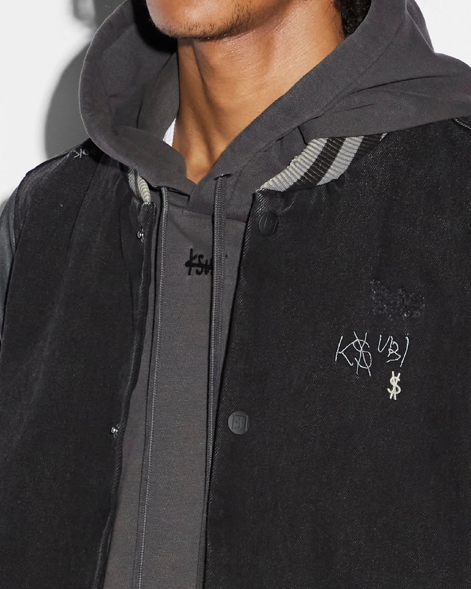 SKRIBED KING JACKET BLACK Shape Retention Knitting MultiPurposeUtility OdorResistantFinish