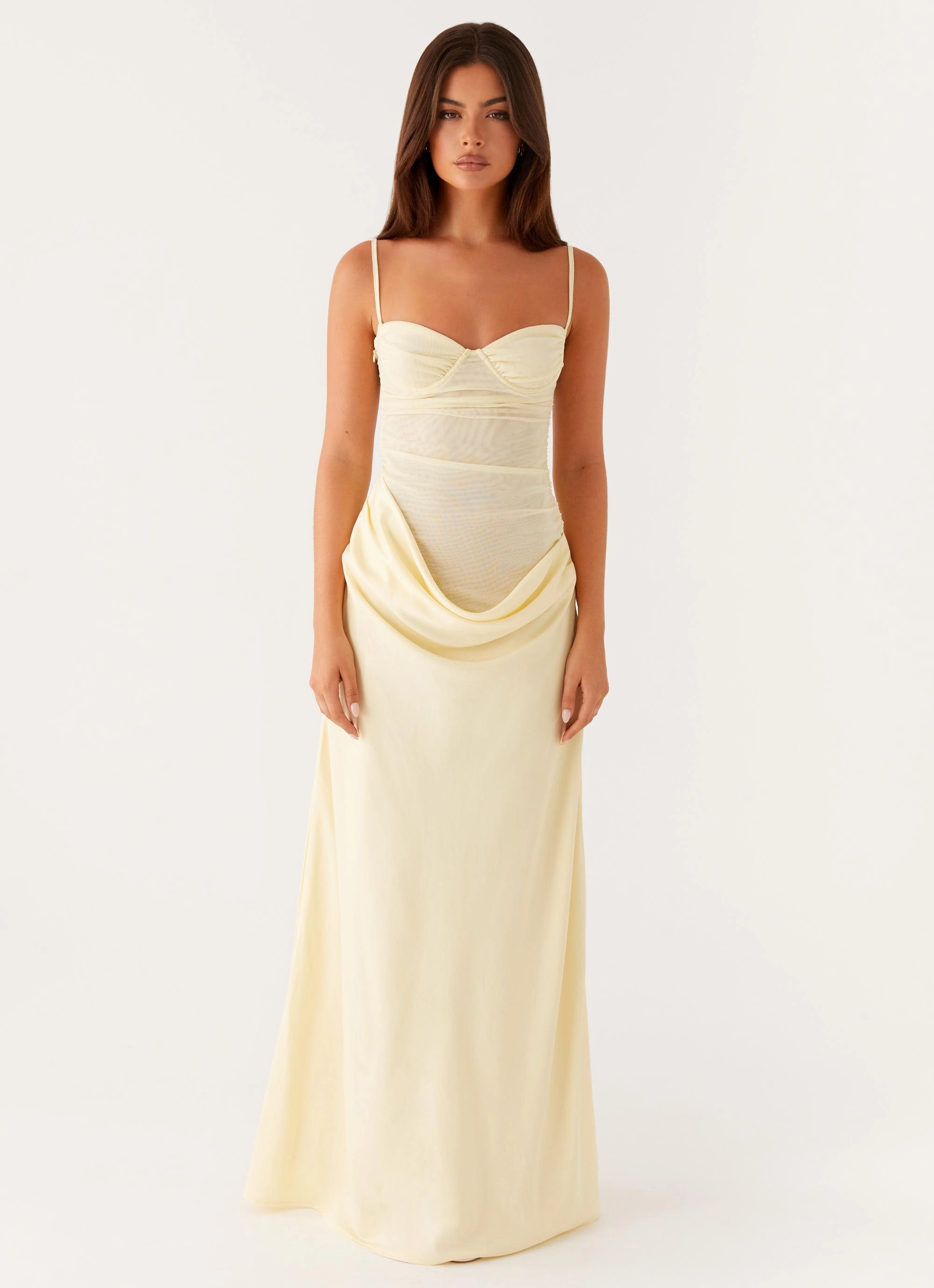 Romy Maxi Dress - Yellow Special-Occasion Feminine Design