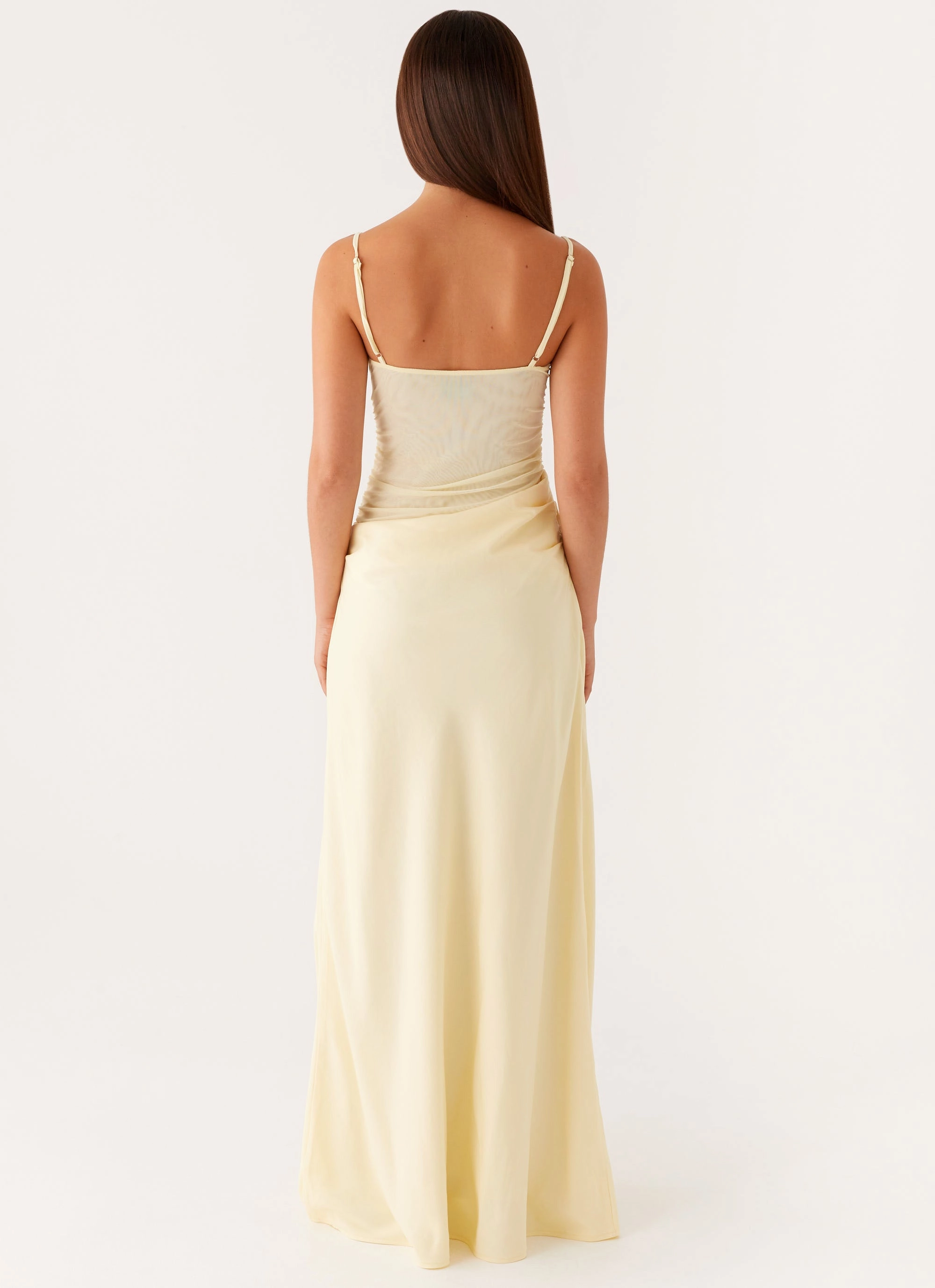 Calm Aesthetic Trendy Fit Romy Maxi Dress - Yellow