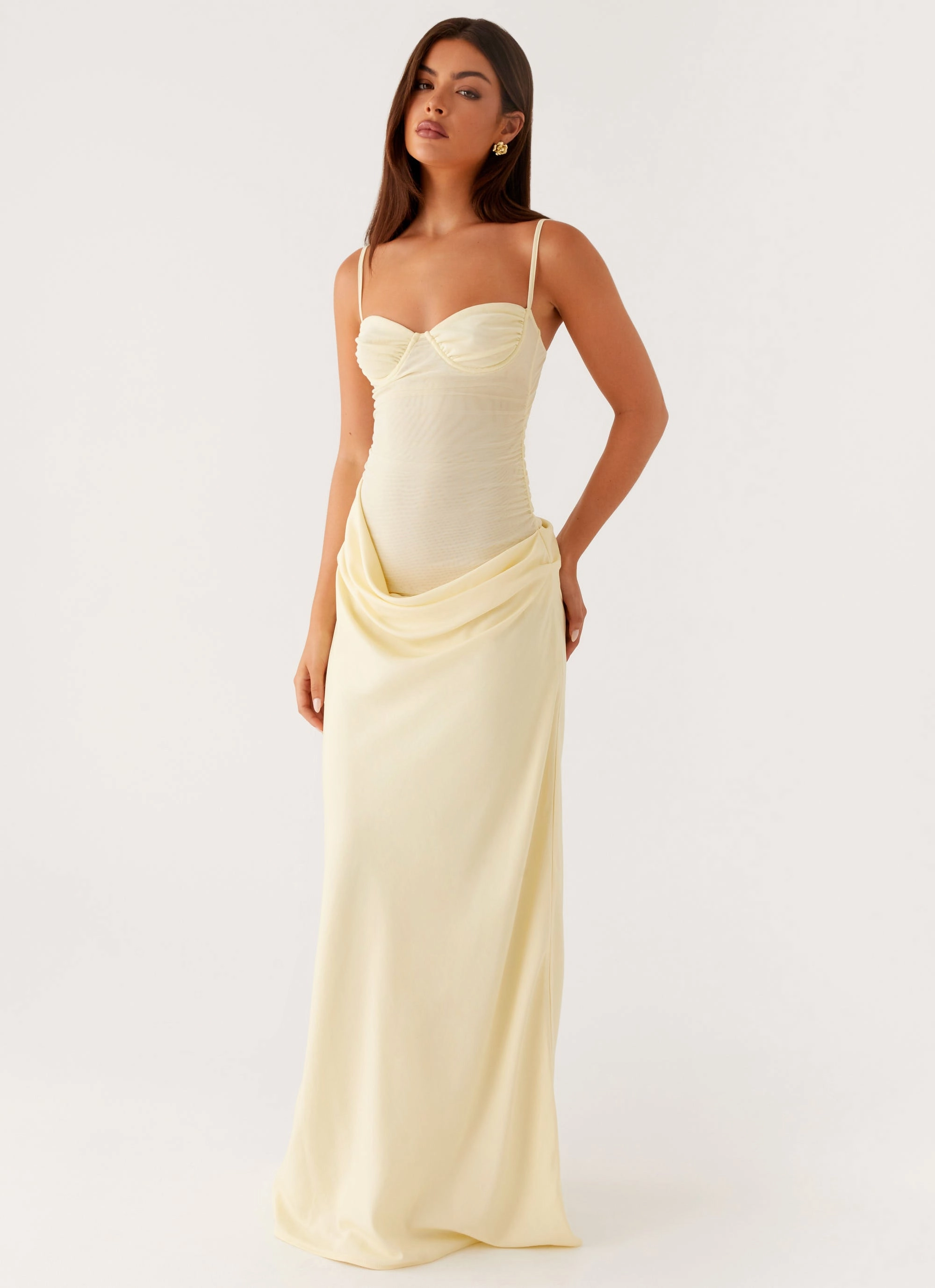 Romy Maxi Dress - Yellow Simple Form