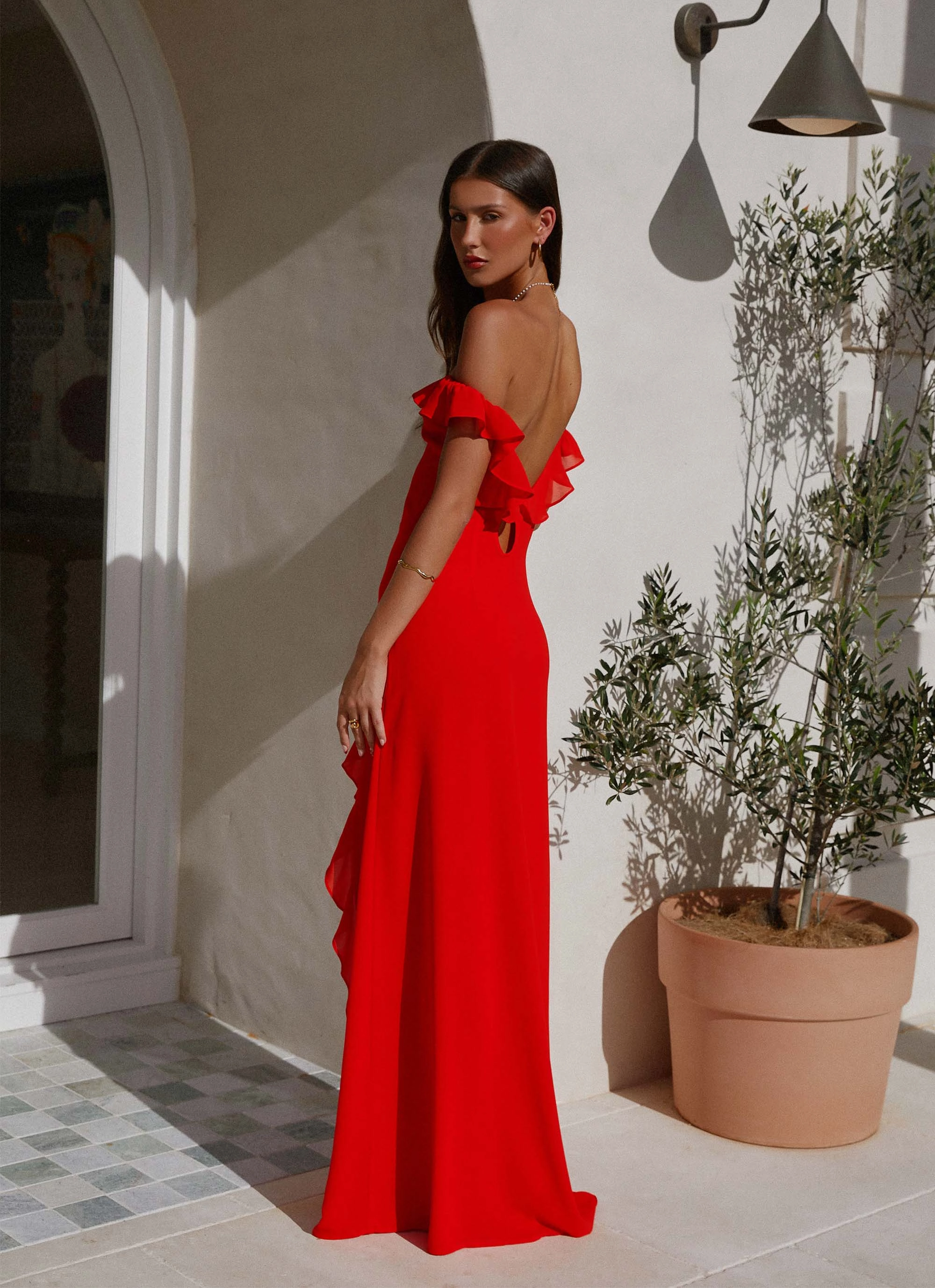 Night wear Braxton Maxi Dress - Red