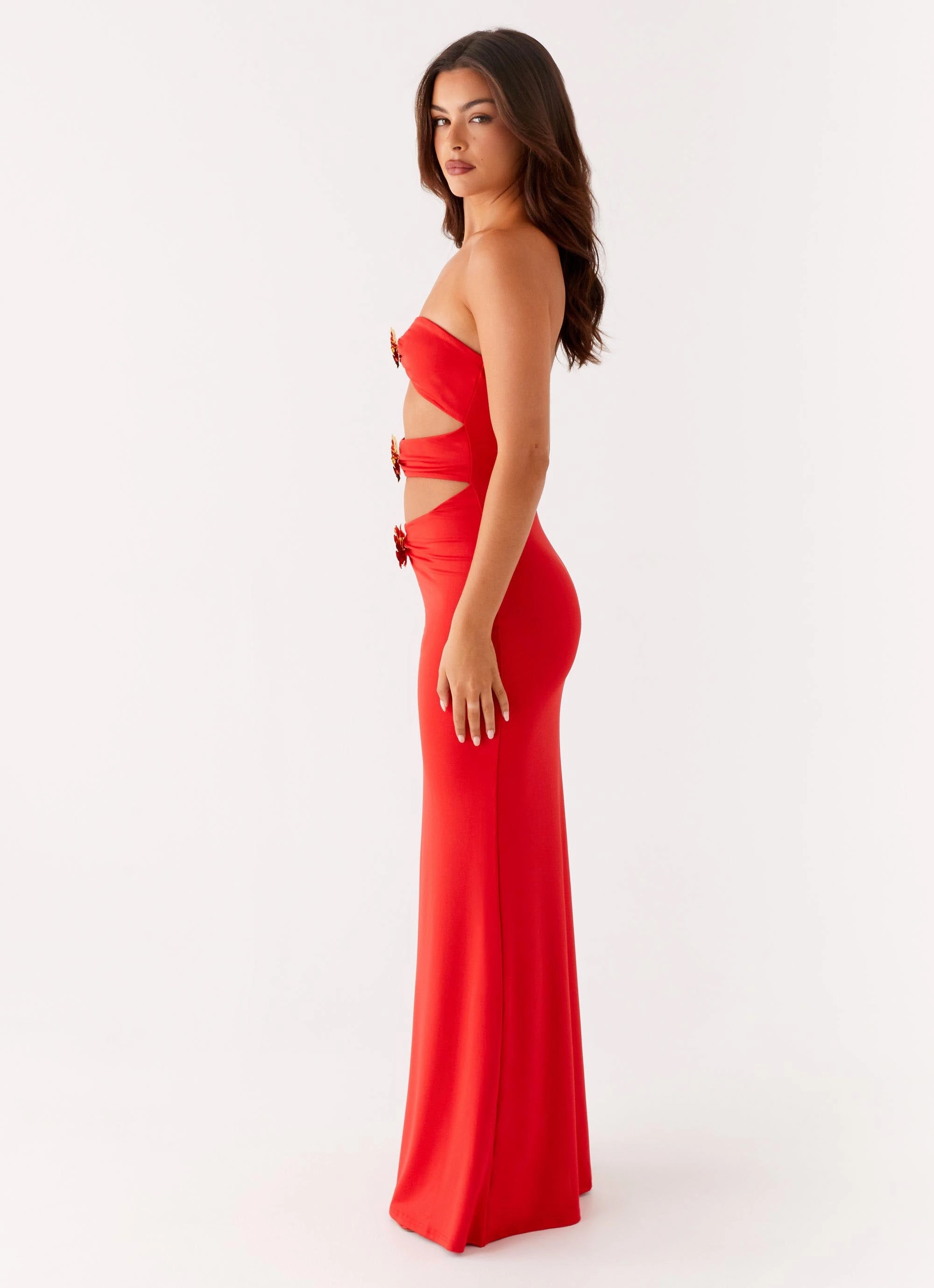 Polished Appearance Raye Maxi Dress - Tangerine