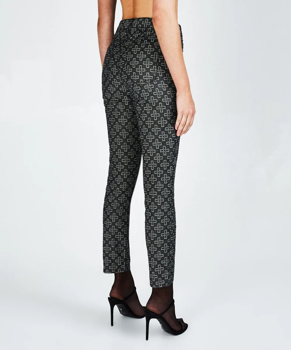 SLIM PIN BLACK MONOGRAM Air Flow HighRiseWaist