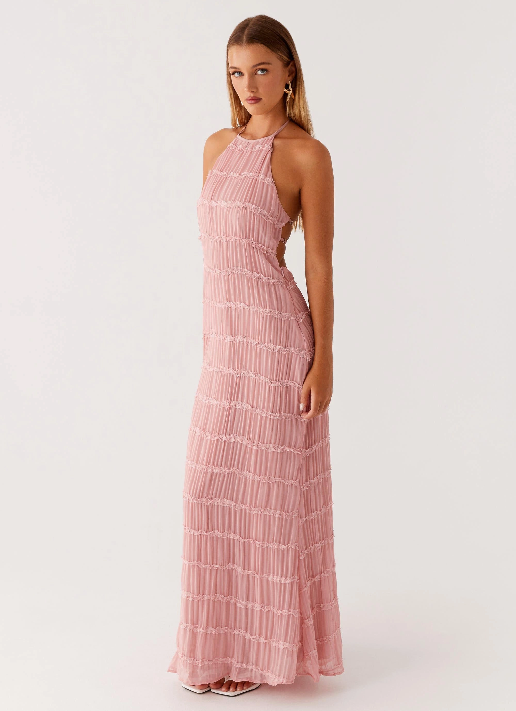 Comfy Yet Stylish Aullie Maxi Dress - Pink